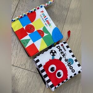 Peek-a-boo Soft Baby Book Bundle -  2 EUC Books